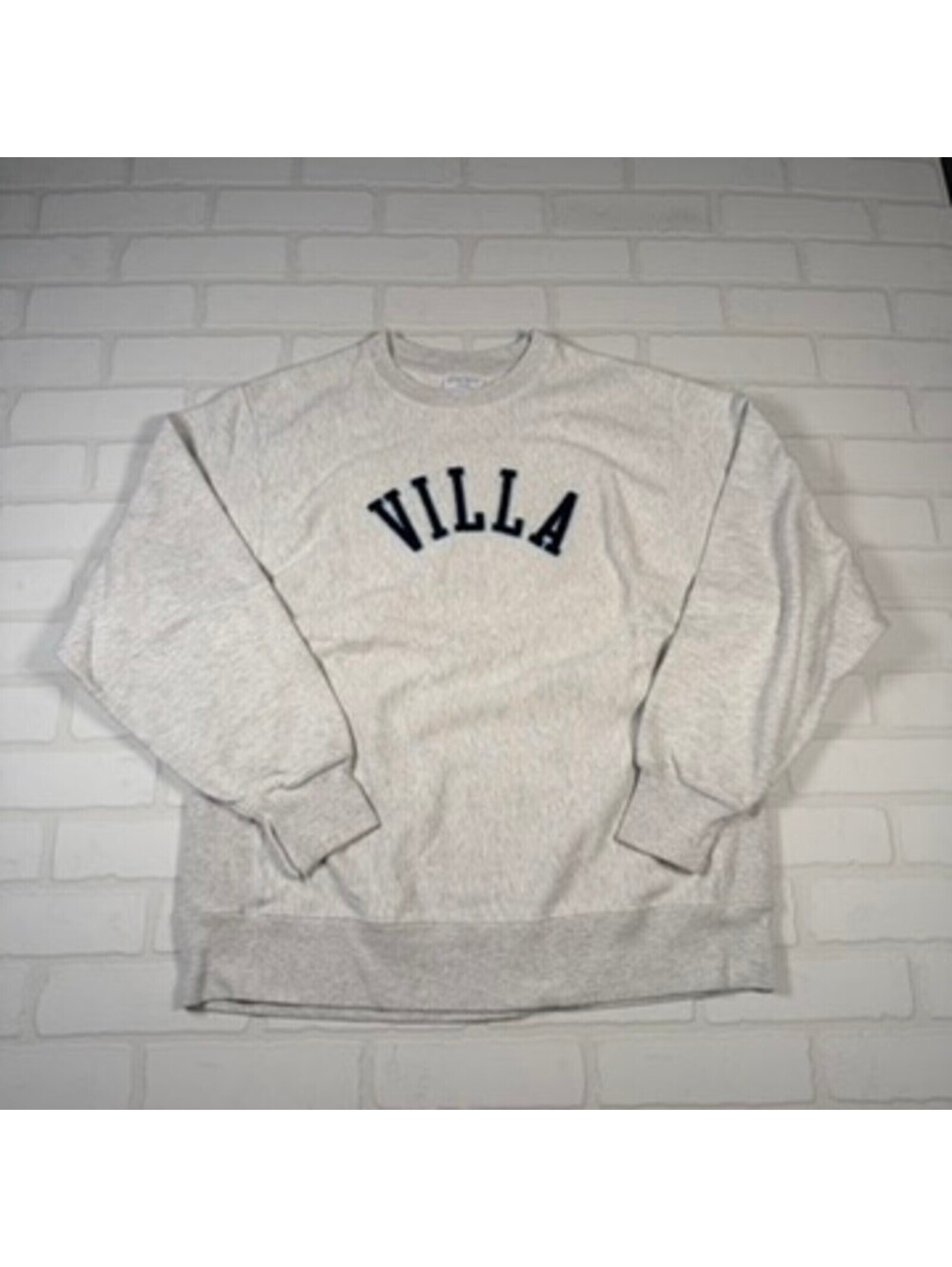 Champion Reverse Weave Villanova University Villa Varsity Logo Sweatshirt Large